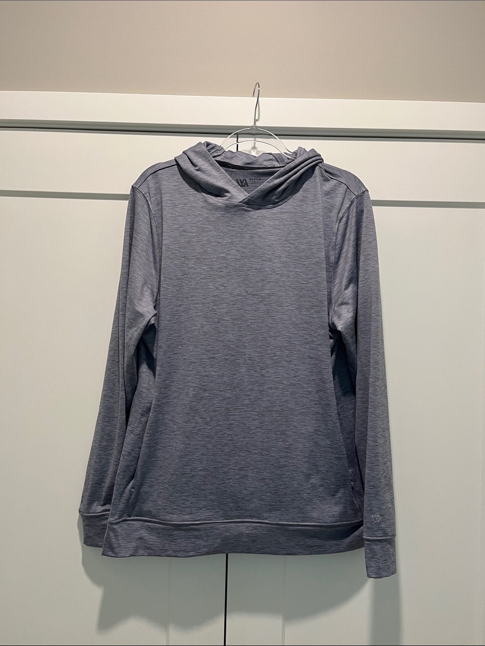 Men's Lightweight Hooded Pullover Sweatshirt - Heather Slate